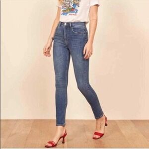 Reformation Blue Skinny Jeans
